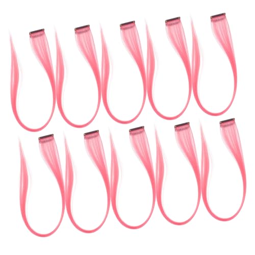 VICASKY 10stücke Lange Haarverlängerungen Für Frauen Haarverlängerungen Haaraccessoires Haarverlängerung Für Damen Mehrfach Verwendbar Verschiedene Längen Zuschneidbar Für Alltag von VICASKY