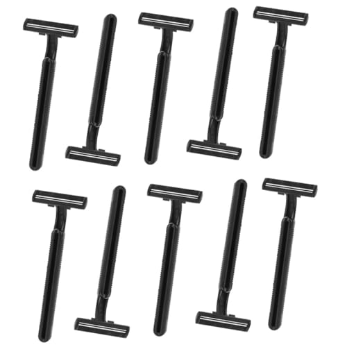 VICASKY 10 Stück Schaber gegen Schlupfhaarentfernung Damenrasierer Rucker für Männer Haarrasierer für Männer Plastik Black von VICASKY