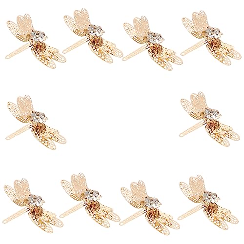 VICASKY 10 Stück Selbstgemacht Haarklammern Strass Haarschmuck für Damen Schmuck Haarspangen für Kreative Kopfbedeckungen und Haaraccessoires von VICASKY