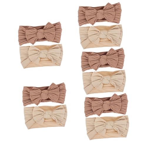 VICASKY 10 Stück Stirnband Mädchen Stirnband Haarband Für Babys Haarband Stirnband Haarbänder Für Babys Schleifen Schleife Haarband Für Mädchen Neugeborene Zubehör Nylon von VICASKY