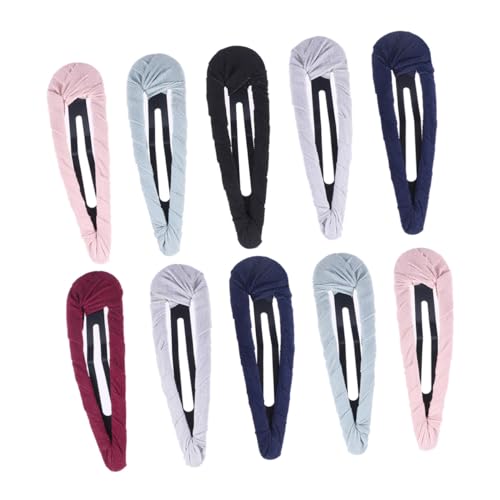 VICASKY 10 Stück Teiliges Handgewickelte Haarspangen mit Rundem Kopf Bunte Haarklammern für Frauen und Mädchen Eleganter Haarschmuck für Vielseitige Frisuren und Festliche Anlässe von VICASKY