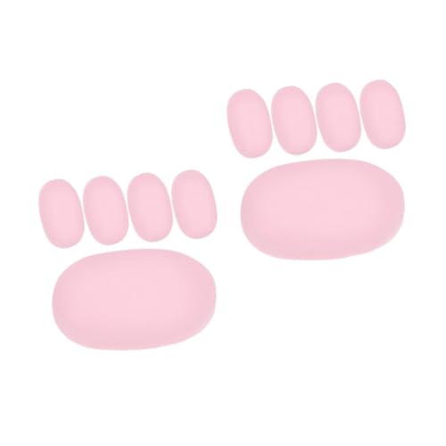 VICASKY 10 Stück Teiliges Reinigungsschwamm für Gesicht Natürlicher Sanfter Gesichtsreinigungsschwamm Hautfreundlich Biologisch Abbaubar Geeignet für Hauttypen Make Up Entferner und von VICASKY