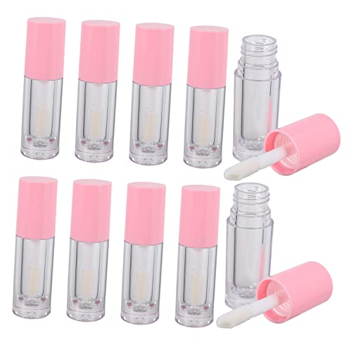 VICASKY 10 Stücke 6ml Leere Lipgloss Tuben Nachfüllbare Reise Lip Balm Flaschen Transparente Lippenöl Flaschen für Selbstgemacht Lipgloss von VICASKY