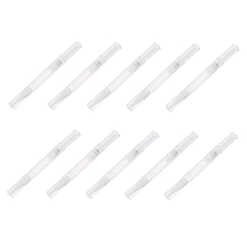 VICASKY 10stücke Kosmetikstift Behälter Leere Tube Lip Gloss Applikator Nagel Öl Rohre Pinselstift Kosmetikflüssigkeitsbehälter von VICASKY