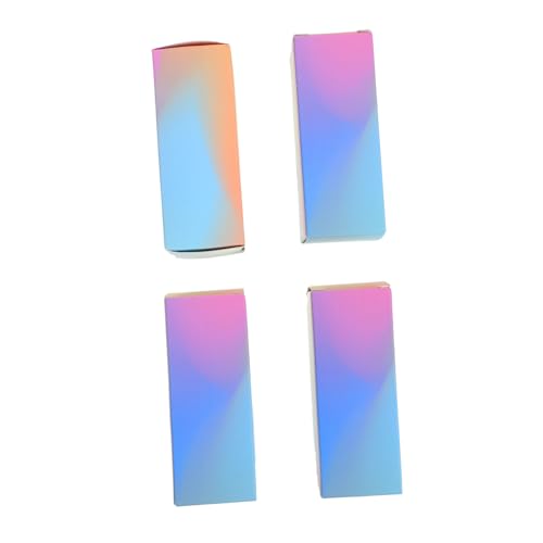 VICASKY 100 Stück Lippenstift Verpackungsboxen aus Papier Leere DIY Kosmetikschachteln Dekorative Lippenstifthalter Leichtes Design für Lippenstift Lipgloss Reisen Geeignet von VICASKY