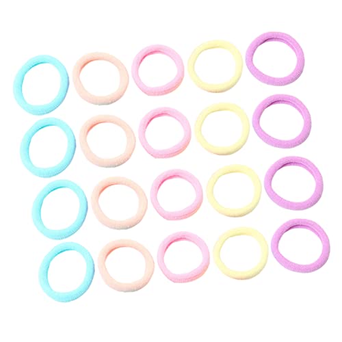 VICASKY 100stücke Haarringe Haarbänder Haarseil Haargummi Pferdeschwanzhalter Haarschmuck Für Frauen Mädchen Zufällige Farbe von VICASKY