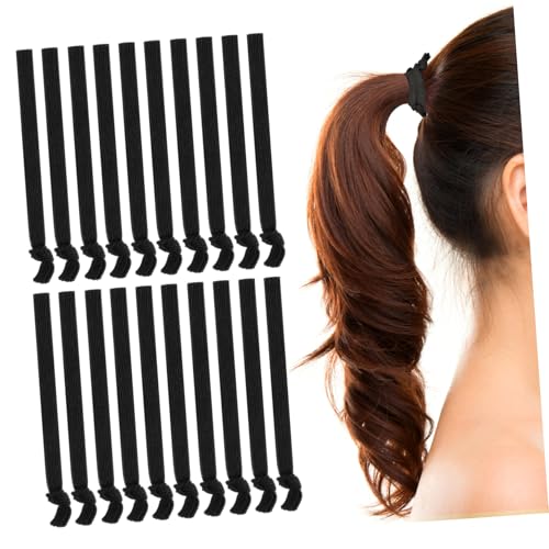 VICASKY 100stücke Flache Haargummis Aus Nylongewebe Elastische Haarbänder Für Männer Und Frauen Rutschfeste Haargummis Ohne Beschädigung Für Dickes Haar Lockiges Haar Und Mehr von VICASKY