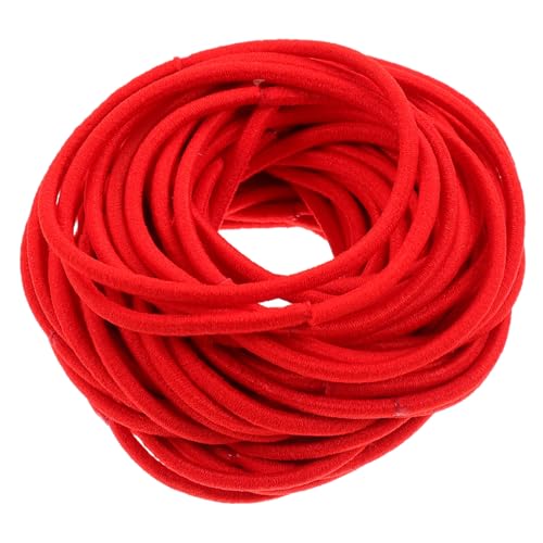 VICASKY 100stücke Elastische Haargummis Für Mädchen Haarbänder Und Haarschmuck Rote Gummibänder Dehnbar Und Praktisch Für Mitteldickes Dickes Haar Für Partys Reisen Und Alltag von VICASKY