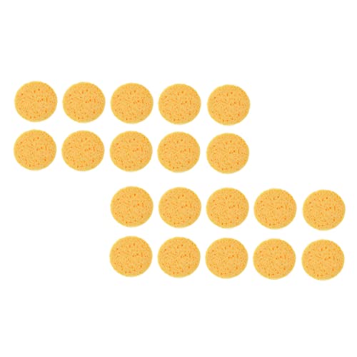 VICASKY 100stücke Puder Puff Schminkquaste Für Mädchen Und Frauen Kosmetikquaste Aus Hochwertigem Material Praktisch Und Einfach Zu Handhaben Geeignet Für Anfänger Und Make-up-artists von VICASKY