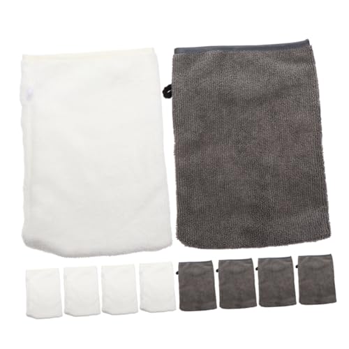 VICASKY 10stücke Gesichtshandschuhe Für Gesichtsreinigung Wiederverwendbare Reinigungshandschuhe Make-up-entferner-handschuhe Tragbar Und Waschbar Für Tägliche Hautpflege Und von VICASKY