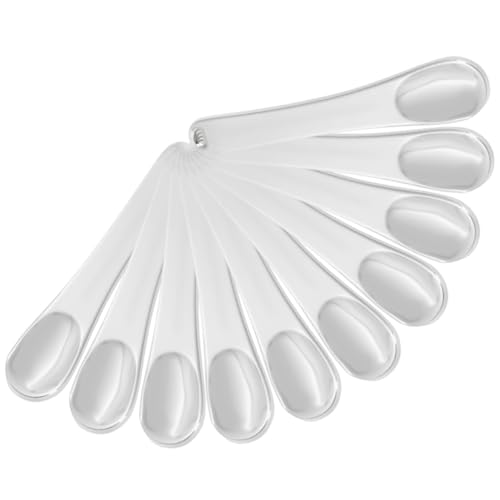 VICASKY 10stücke Kosmetische Spatel Gesichtsmaske Löffel Make-up-spatel-tool Schönheits-spatel Hautpflege-spatel Lotions-spatel Mit Hängeloch Für Creme Augencreme Kosmetika Verteilen von VICASKY