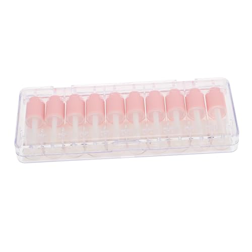 VICASKY 10stücke Leere Lip Gloss Tubes Sichtbar Tragbare Reise Lip Farbe Rohre Zarte Gloss Behälter von VICASKY