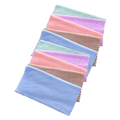 VICASKY 10stücke Mikrofaser-waschlappen Für Gesicht Make-up-entfernertuch Gesichtshandtuch Quadratisches Handtuch Aus Korallenvlies Geeignet Für Damen Und Mädchen von VICASKY