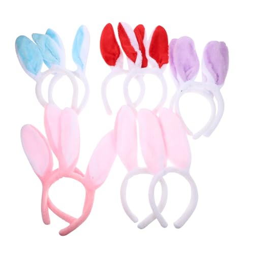 VICASKY 10stücke Plüsch Hasenohren Haarreife Lustige Cartoon Kopfbedeckung Für Hochzeiten Partys Cosplay Und Dekorationen Anpassbar Und Weich Für Junge Mädchen Und Erwachsene von VICASKY