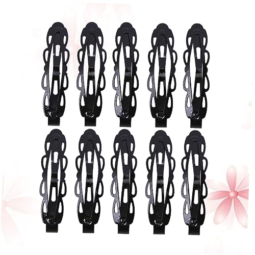 VICASKY 10stücke Schwarze Einfache Haarspangen Aus Spitze Haarnadeln Für Junge Mädchen Mädchen Schwarz von VICASKY