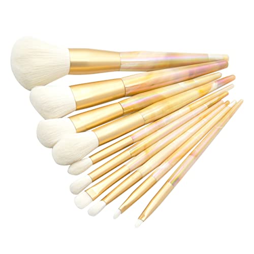 VICASKY 10stücke Teiliges Kosmetikset Mit Hochwertiger Foundation Und Lidschatten Pinsel Für Make-up Kosmetik Und Tägliche Anwendung von VICASKY