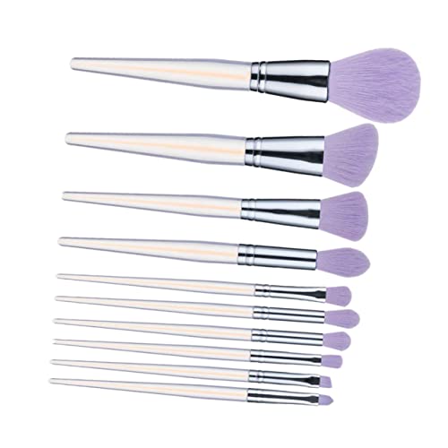 VICASKY 10stücke Teiliges Makeup Pinsel Mit Kristallgriffen Hochwertige Künstliche Fasern Für Puder Lidschatten Und Foundation Leicht Und Tragbar Für Reisen Und Empfindliche Haut von VICASKY