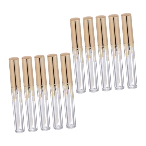 VICASKY 10stücke Transparente Lippenstift Rohre Leere Lip Balm Container Leere Lippenbehälter Glossflaschen Lippenbalsam-unterverpackungsbehälter von VICASKY