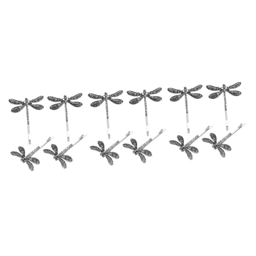 VICASKY 12 Stck. Vintage Libellen Haarklammern Retro Haarspangen Metall Haarschmuck für Frauen Mädchen Eleganter Libellen Clip im Landhausstil Vielseitig für Hochzeit Party Alltag von VICASKY
