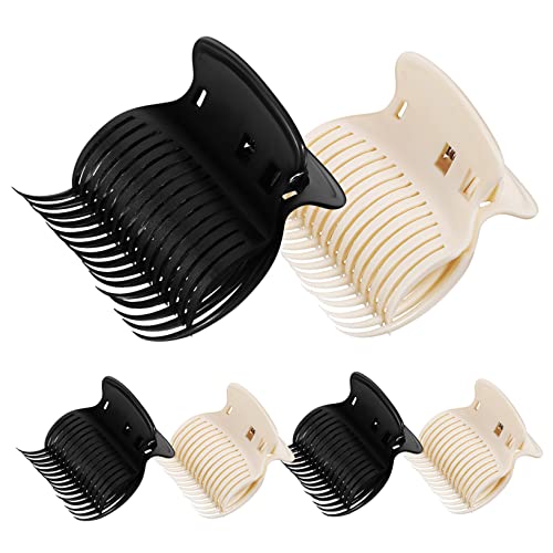 VICASKY 12 Stück Heißwickler Clips Kleine und Große Lockenwickler Klauenclips Styling Tools für und Mädchen Wiederverwendbare Abs Haarclips für Langes Haar von VICASKY