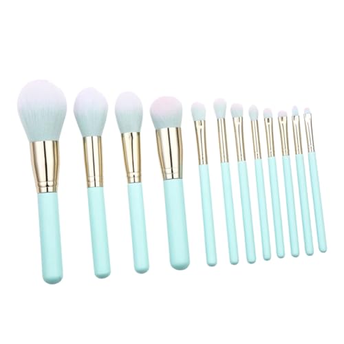 VICASKY 12stücke Teiliges Kosmetikpinselset Mit Holzgriff Und Nylonborsten Für Puder Und Make-up Pinsel Für Damen von VICASKY