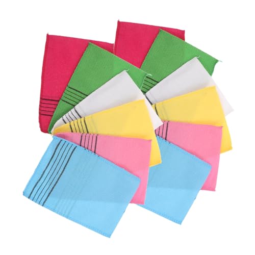 VICASKY 12stücke Sauna-peeling-badetuch Mit Rauer Textur Für Körperwäsche Und Rückenschrubber Einzelnes Netzwaschlappen Für Tiefenreinigung Und Spa-einsatz von VICASKY