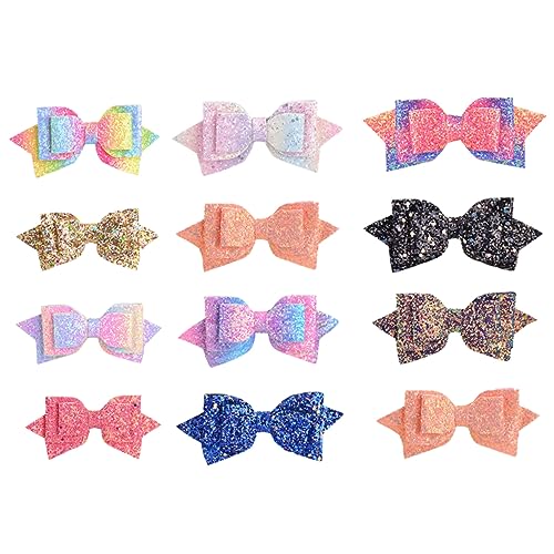 VICASKY 12 Stücke Pailletten Haarclips für Mädchen Glänzende Haarschleifen Kinder Haaraccessoires Sicheres Material für Partys und Alltag VICASKY 12 Stücke Pailletten Haarclips für Mädchen Glänzende Haarschleifen Kinder Haaraccessoires Sicheres Material für Partys und Alltag von VICASKY