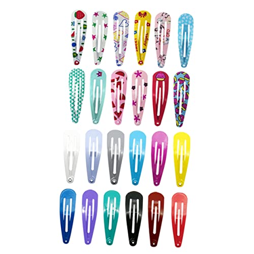 VICASKY 120 Teiliges Wassertropfen Jacken Set Haarspangen Haarklammern Mädchen Haarnadel Bedruckte Haarklammer Öltropfen Haarklammer Haarnadel Mädchen Haarklammer von VICASKY