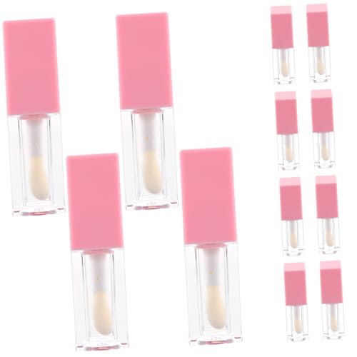 VICASKY 12stücke Leere Lipgloss-röhrchen Transparente Lip Balm Behälter Für Diy Kosmetik Nachfüllbar Aus Robustem Kunststoff Für Reisen Und Geschenke von VICASKY