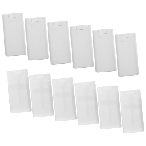 VICASKY 12stücke Teiliges Aus Kunststoffflaschen Für Cremes Und Ätherische Öle Kompakt Und Tragbar Für Reisen Nachfüllbehälter Für Kosmetikprodukte von VICASKY