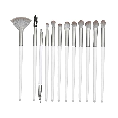 VICASKY 12stücke Teiliges Set Tragbare Makeup-pinsel Mit Kunststoffgriff Professionelles Kosmetikset Für Foundation Lidschatten Und Blush Zubehör Für Make-up-anfänger Und Profis von VICASKY