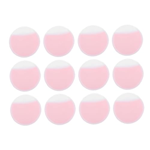 VICASKY 12stücke Wiederverwendbare Make-up Entferner-pads Aus Bambus-velours Sanfte Gesichtsreinigung Fusselfrei Für Empfindliche Haut Rosa von VICASKY