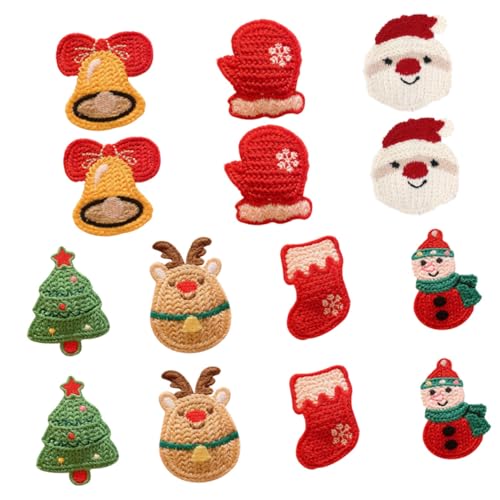 VICASKY 14 Stück Teiliges Weihnachts Haarspangen für Mädchen Stylische Haarclips mit Weihnachtsmotiven Rentier Schneemann Weihnachtsbaum Mütze Perfektes Haaraccessoire für Festliche von VICASKY