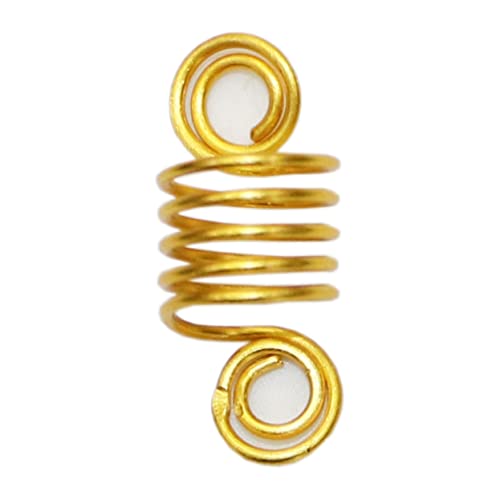VICASKY 140 Stück Metallhaarzubehör Haarschmuck Haare Geflochten Ringe Haarschlauch Haarmanschetten von VICASKY