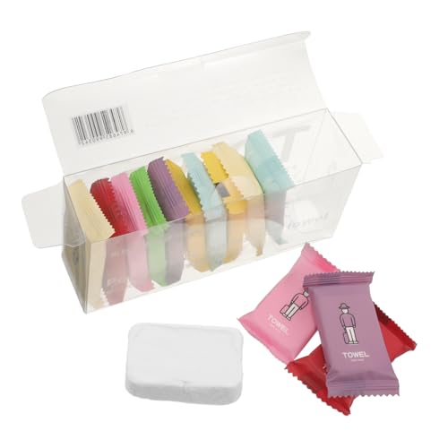 VICASKY 14stücke Einweg-reisehandtücher Komprimiert Für Camping Wandern Gesichtsmaske Aus Baumwolle Saugstark Und Leicht Zu Transportieren von VICASKY