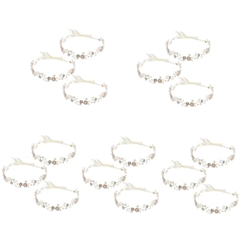 VICASKY 15 Stck. Teiliges Strass Stirnband für Damen Leichtes Verstellbares Braut Haarband mit Funkelndem Kopfschmuck Geeignet für Hochzeit Brautjungfern und Festliche Anlässe von VICASKY