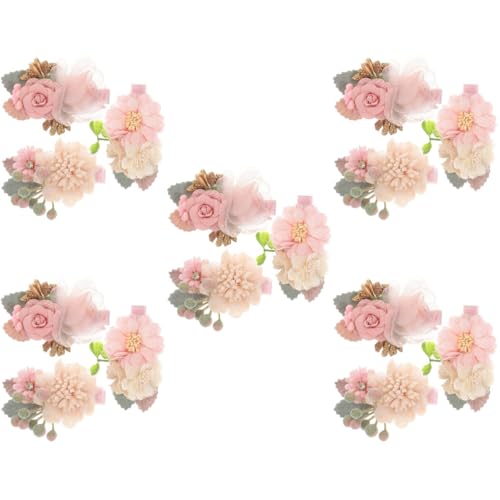 VICASKY 15stücke Teiliges Blumen-haarspangen Für Kleinkinder Einzigartige Haarschmuck Für Mädchen Für Geburtstagsfeiern Hochzeiten Besondere Anlässe Süße Accessoires Mit von VICASKY