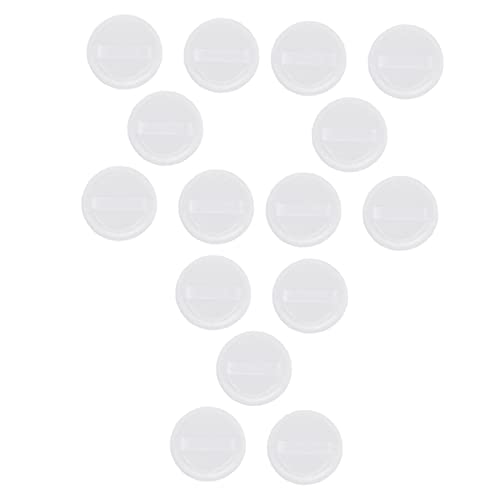 VICASKY Baumwoll Puderquaste 15 Stück 6cm Rund Make up Applikatoren Für Frauen Weiche Kosmetik Quaste Zum Auftragen Von Losem Puder Für Empfindliche Haut von VICASKY