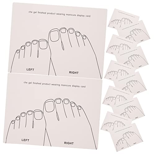 VICASKY 15 Stück Fußschimmelpilzkarte Falsche Fingernägel Maniküre Liste Uv Nagel Anzeige Für Nägel Displaykarten Für Falsche Nägel Farbmusterkarten Papier VICASKY 15 Stück Fußschimmelpilzkarte Falsche Fingernägel Maniküre Liste Uv Nagel Anzeige Für Nägel Displaykarten Für Falsche Nägel Farbmusterkarten Papier von VICASKY
