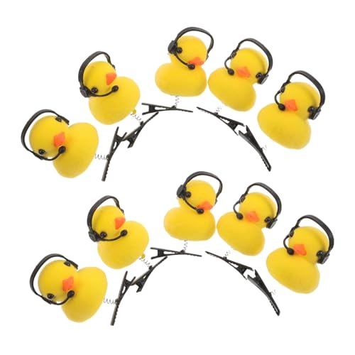 VICASKY 15 Stück Niedliche Haarspangen Entenform Festliche Haaraccessoires für Mädchen für Partys Reisen und Fröhliche Anlässe Langlebig und Stylisch von VICASKY