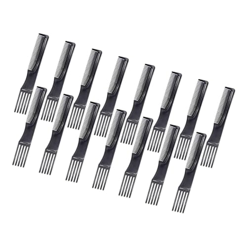 VICASKY 15 Stück Teiliges Doppel Seiten Lifting Kamm Vielseitige Portable Haarkämme für Männer und Frauen Glattes Design für Schonendes Entwirren Haarstyling Färben und Frisieren von VICASKY