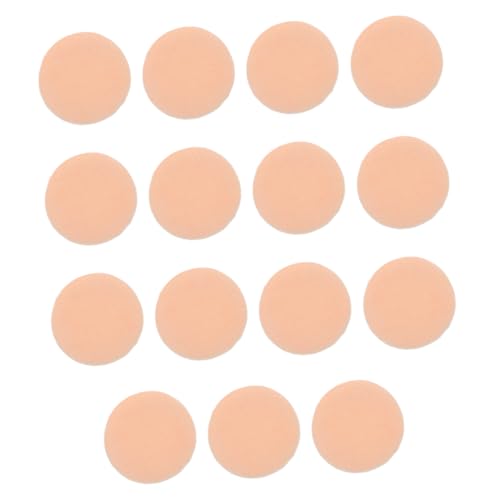 VICASKY 15 Stück Teiliges Puderquasten für Damen Runde Hautfreundliche Makeup Pads für Foundation und Puder zur Haut Leicht zu Reinigen und Tragbar Perfektes Kosmetik Zubehör von VICASKY
