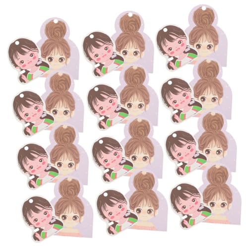 VICASKY 150 Stück Haarspangen Displaykarten Vielseitig Einsetzbar Stabiles Papier für Haarschmuck und Haarspangen Kompakt und Tragbar von VICASKY