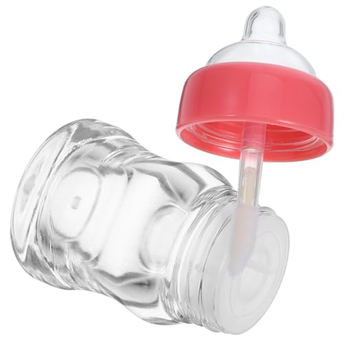 VICASKY 15stücke Babyflaschen-form Lipgloss-rohr Lip-balm-flaschen Lipgloss-container Nachfüllbar Leere Lippenstifttube Lippenbalsamtube Klein Und Kompakt Abdichtend Für Diy Kosmetik von VICASKY