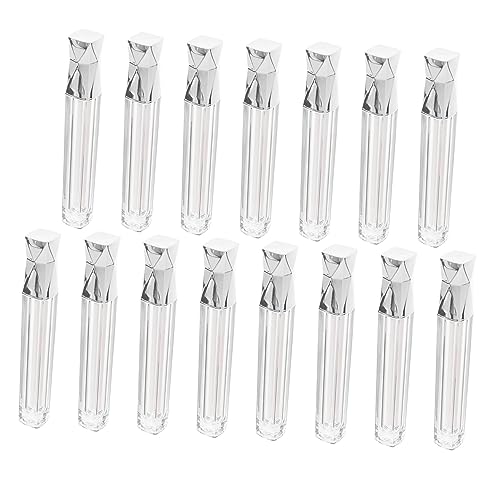 VICASKY 15stücke Leere Lipgloss-tuben Aus Diy-tuben Für Lipgloss Transparent Mit Bürstenkopf Zum Nachfüllen Für Frauen Und Mädchen von VICASKY
