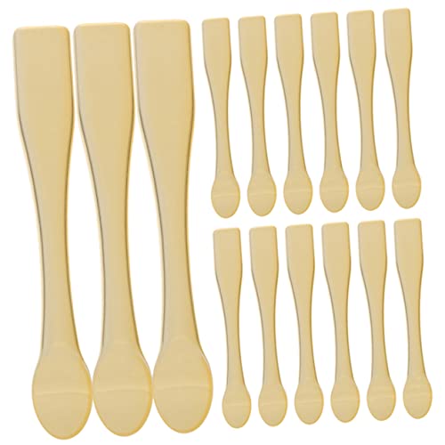 VICASKY 15stücke Plastiklöffel Creme Spatel Kosmetik Löffel Kleine Beauty-spatel Gesichtscreme-löffel Lotion-löffel Creme-applikator von VICASKY