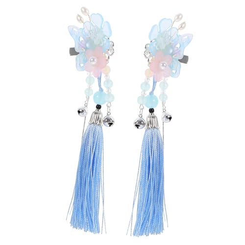 VICASKY 1Paar Chinesische Quasten Haarspangen Für Damen Haarnadeln Mit Design Perfektes Haarschmuck Accessoire Für Hanfu Und Festlichkeiten von VICASKY