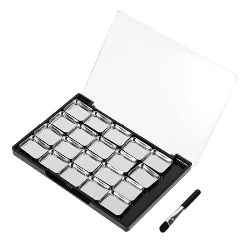 VICASKY 1Satz DIY Lidschattenpalette mit Leeren Lidschattenpfannen Magnetisches Make Up Tablett für Lidschatten für Schminken Elegantem Fächer von VICASKY