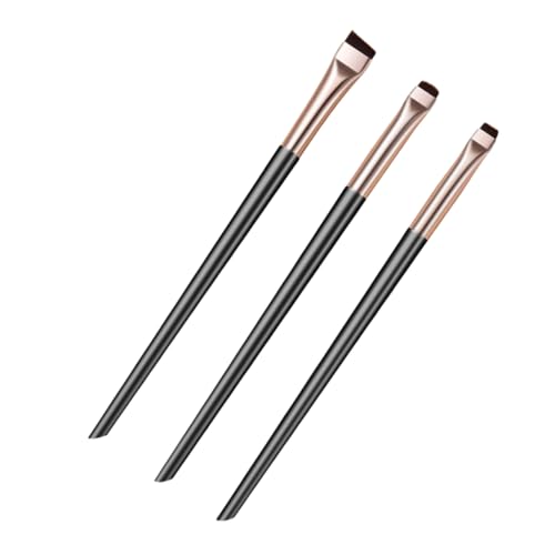 VICASKY 1Satz Eyeliner Pinsel Abgewinkelte Make Up Pinsel für Präzises Make Up Teiliges für Zuhause und Profis Langlebig und Einfach zu Verwenden von VICASKY