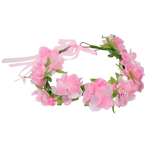 VICASKY 1stück Blumenkranz Stirnband Elegantes Und Lebensechtes Wreath Headwear Für Strandpartys Hochzeiten Und Fotoshootings Passend Für Mädchen Und Jugendliche von VICASKY